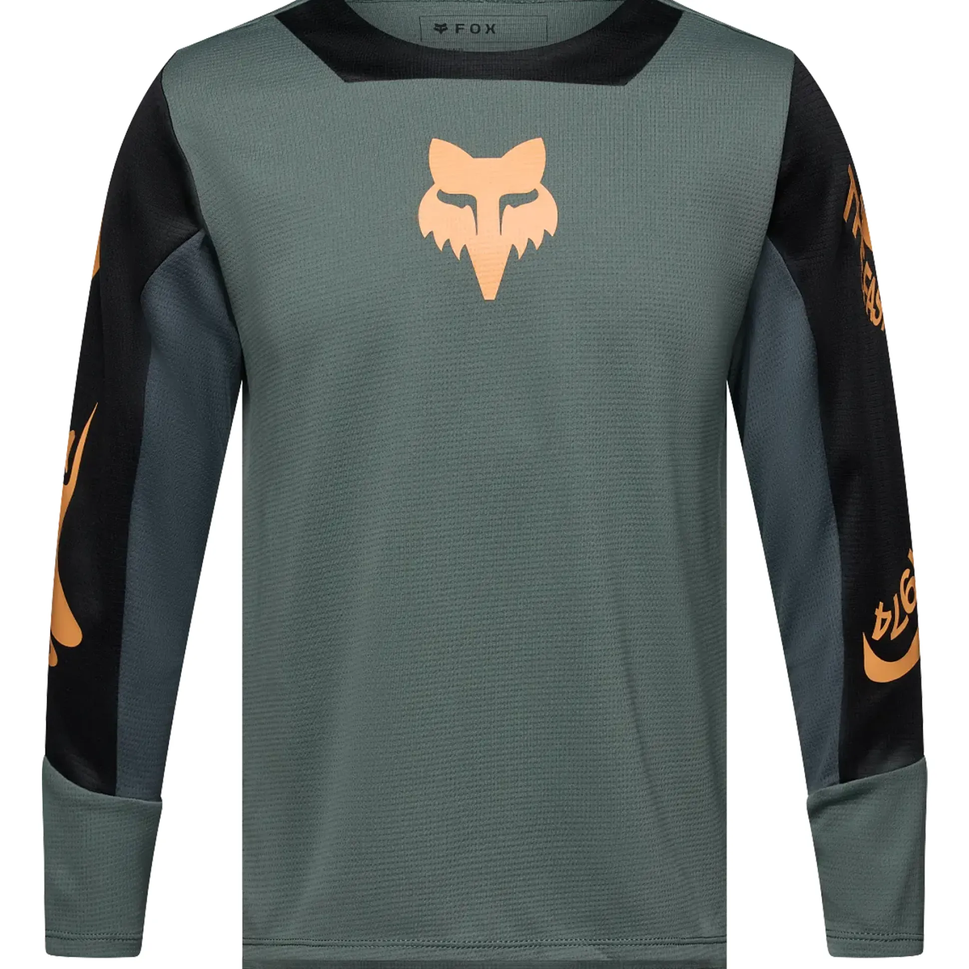 Maglia manica lunga bambino Fox Defend Creation - Verde