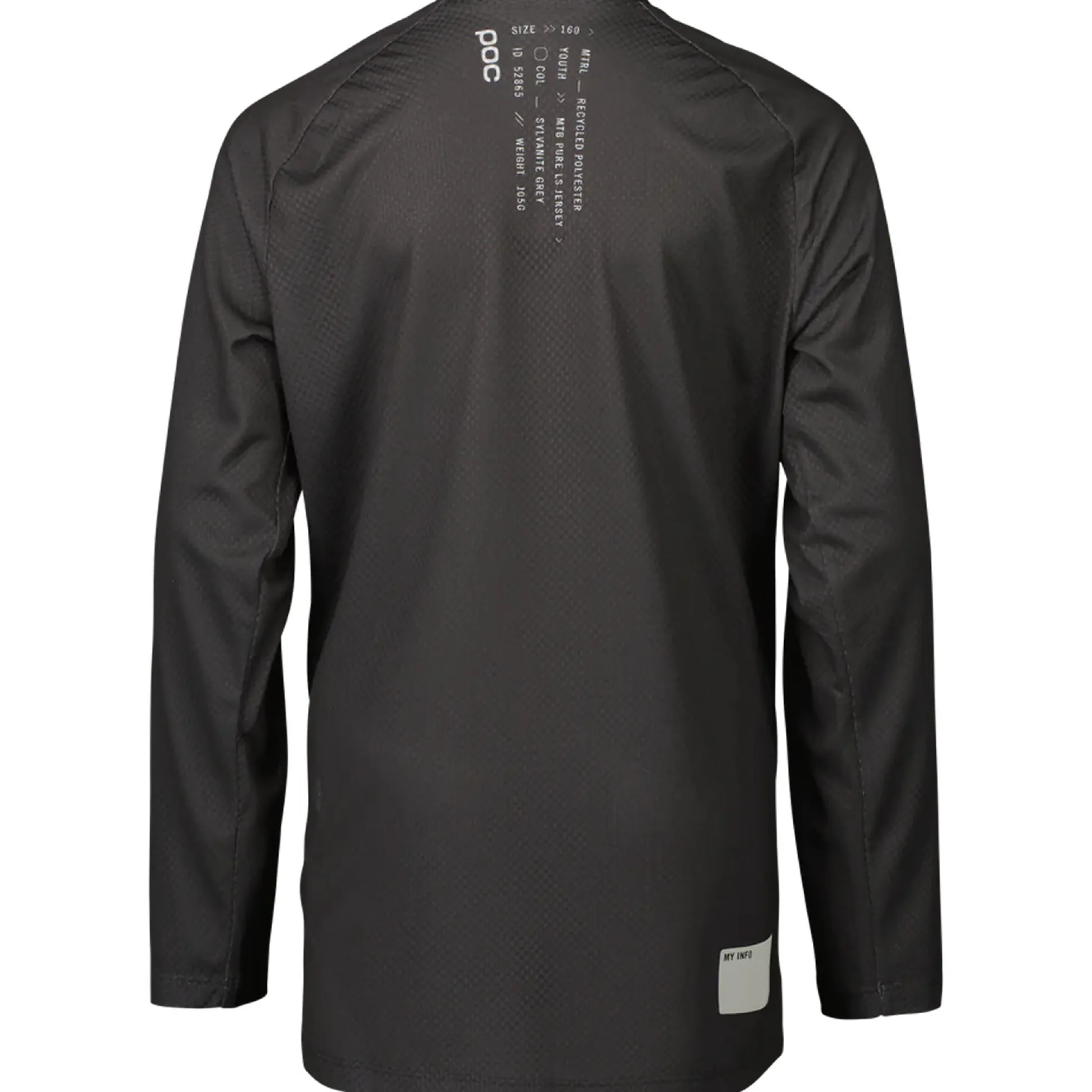 Maglia maniche lunghe bambino Poc Essential MTB - Grigio