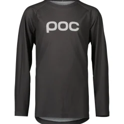 Maglia maniche lunghe bambino Poc Essential MTB - Grigio