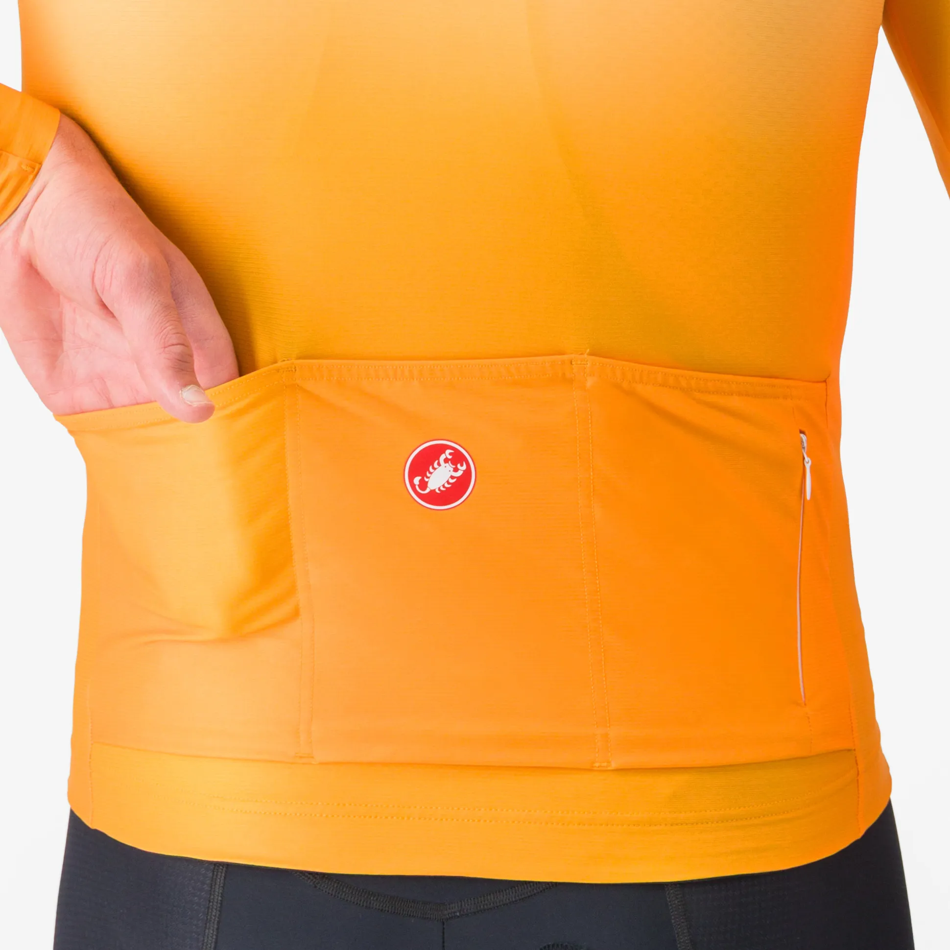 Maglia maniche lunghe Castelli UPF - Arancio