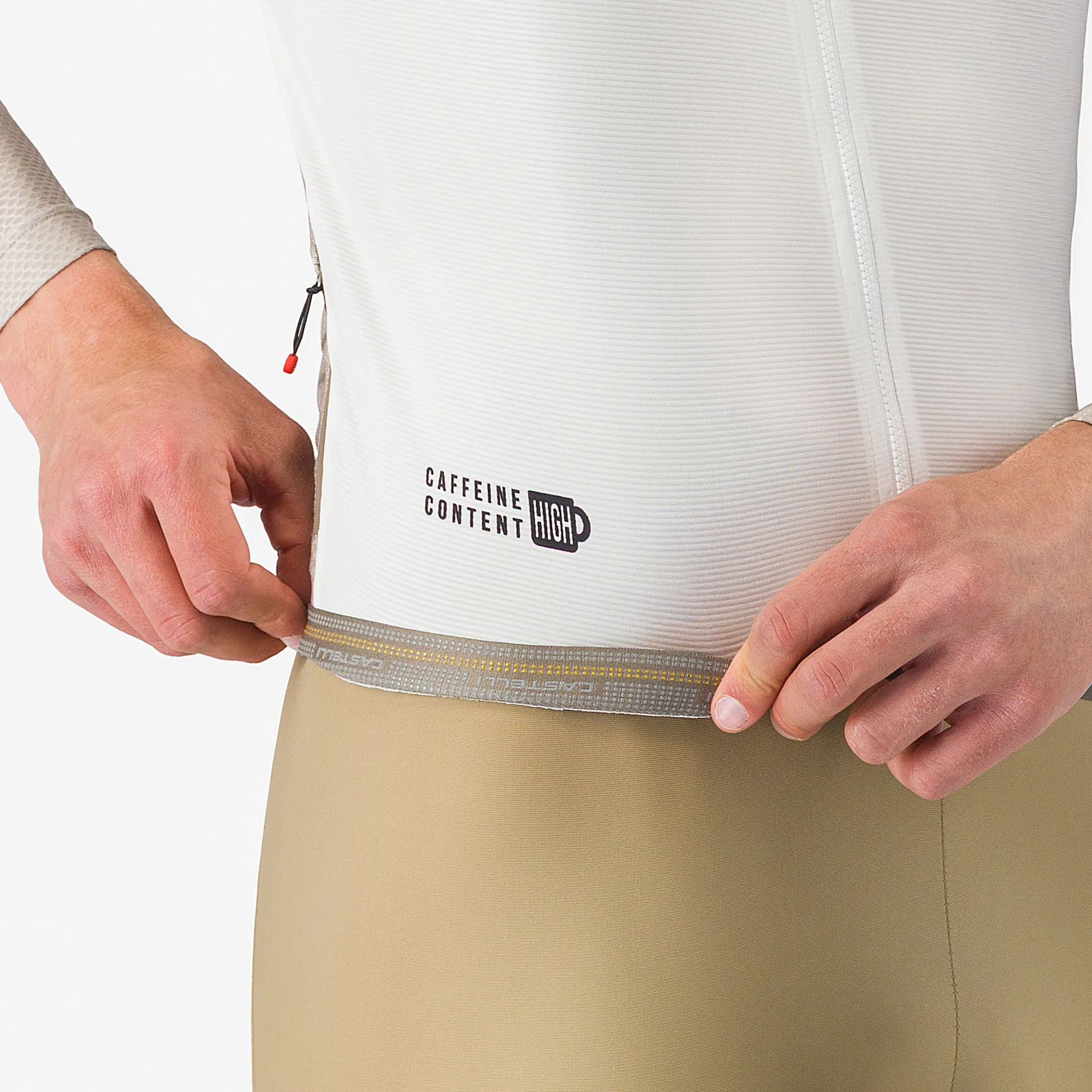 Maglia maniche lunghe Castelli Corretto - Bianco