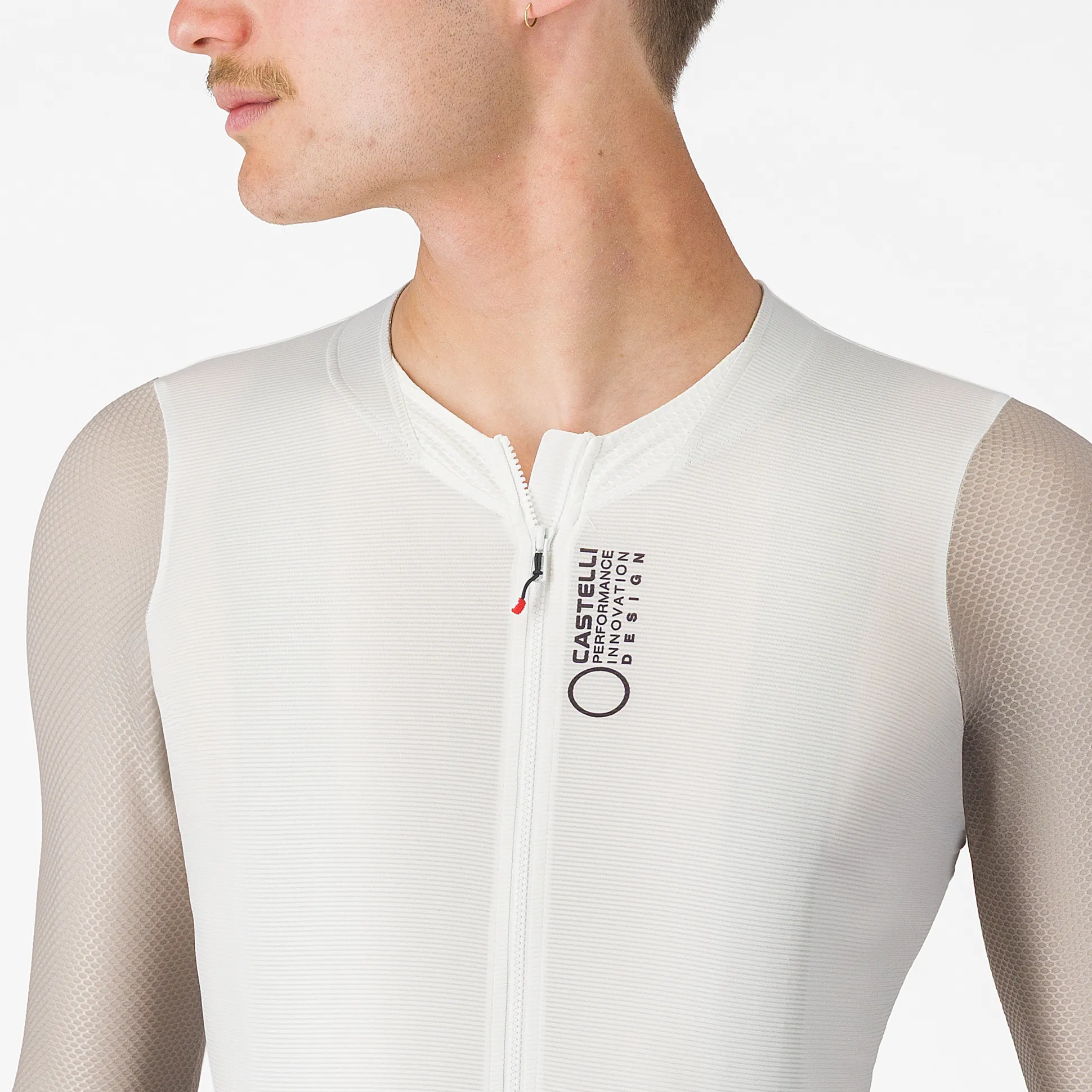Maglia maniche lunghe Castelli Corretto - Bianco