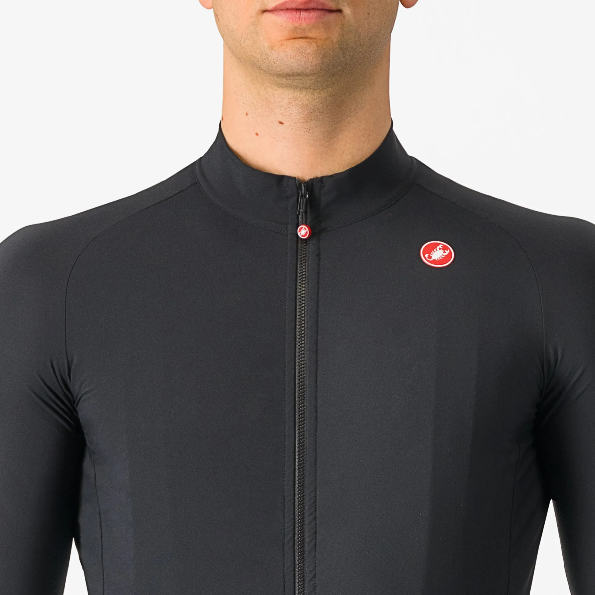 Maglia maniche lunghe Castelli Aero Race - Nero