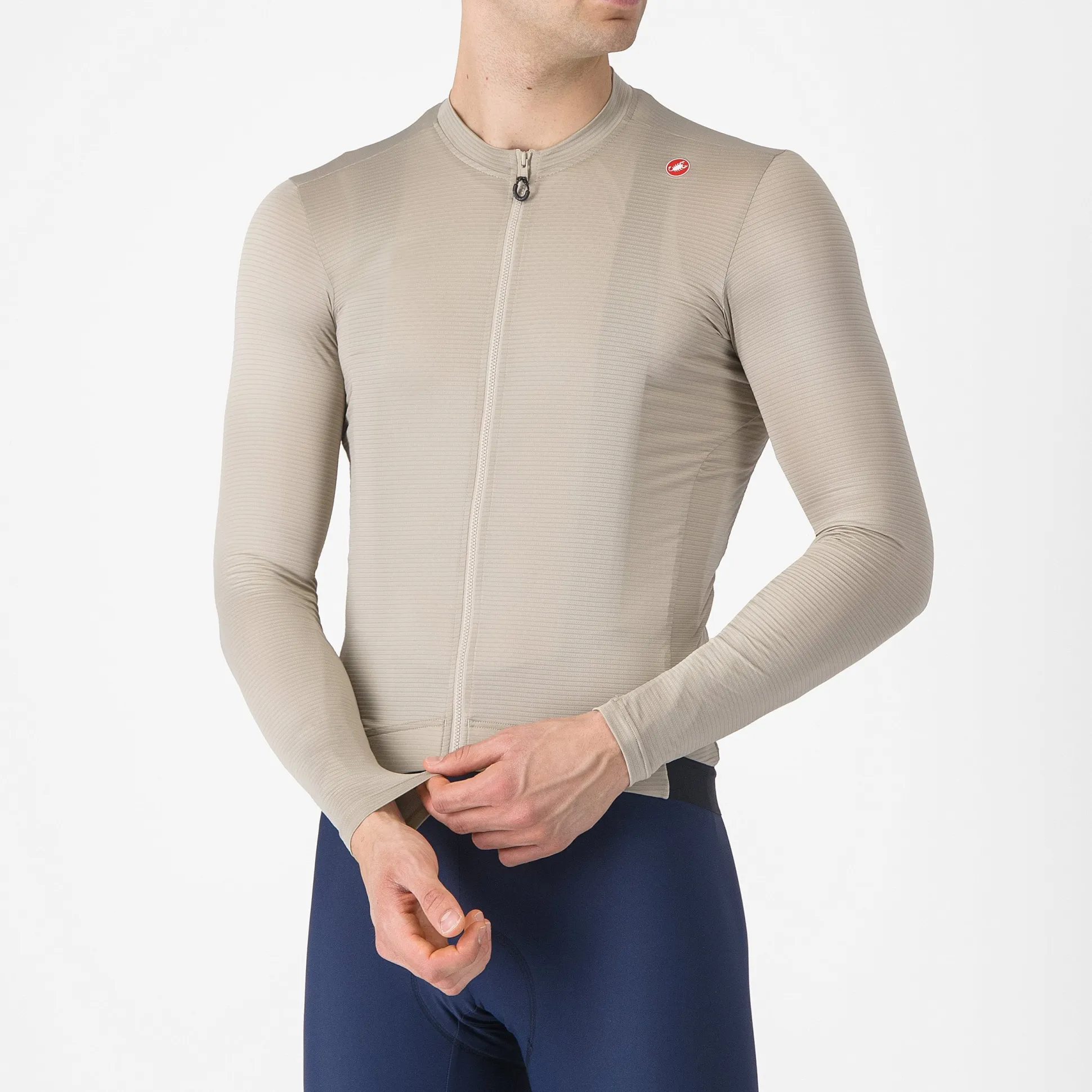 Maglia maniche lunghe Castelli Espresso - Beige