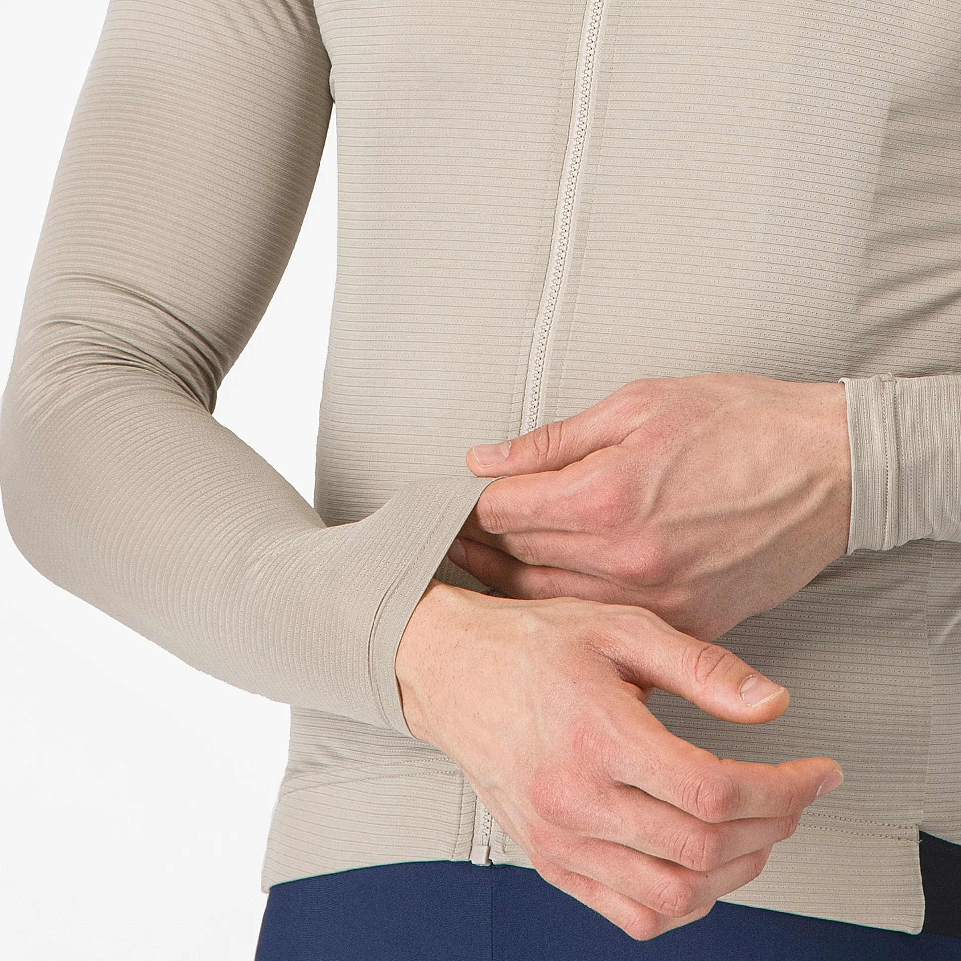Maglia maniche lunghe Castelli Espresso - Beige