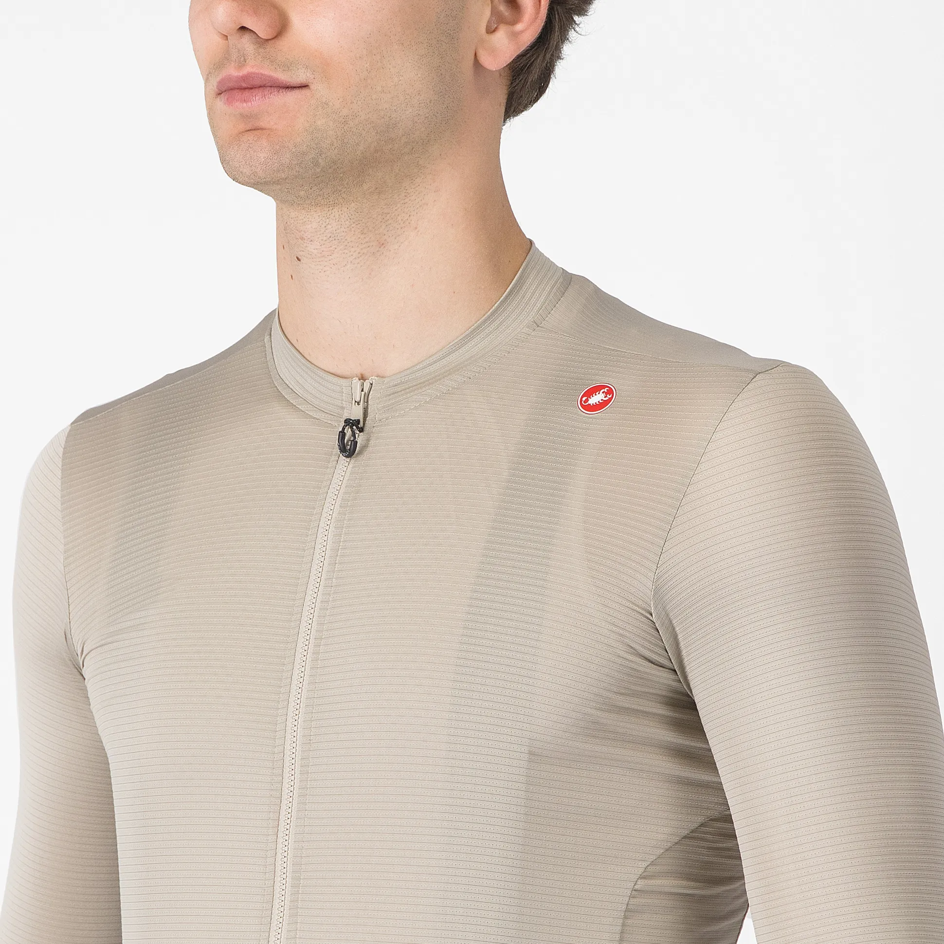Maglia maniche lunghe Castelli Espresso - Beige