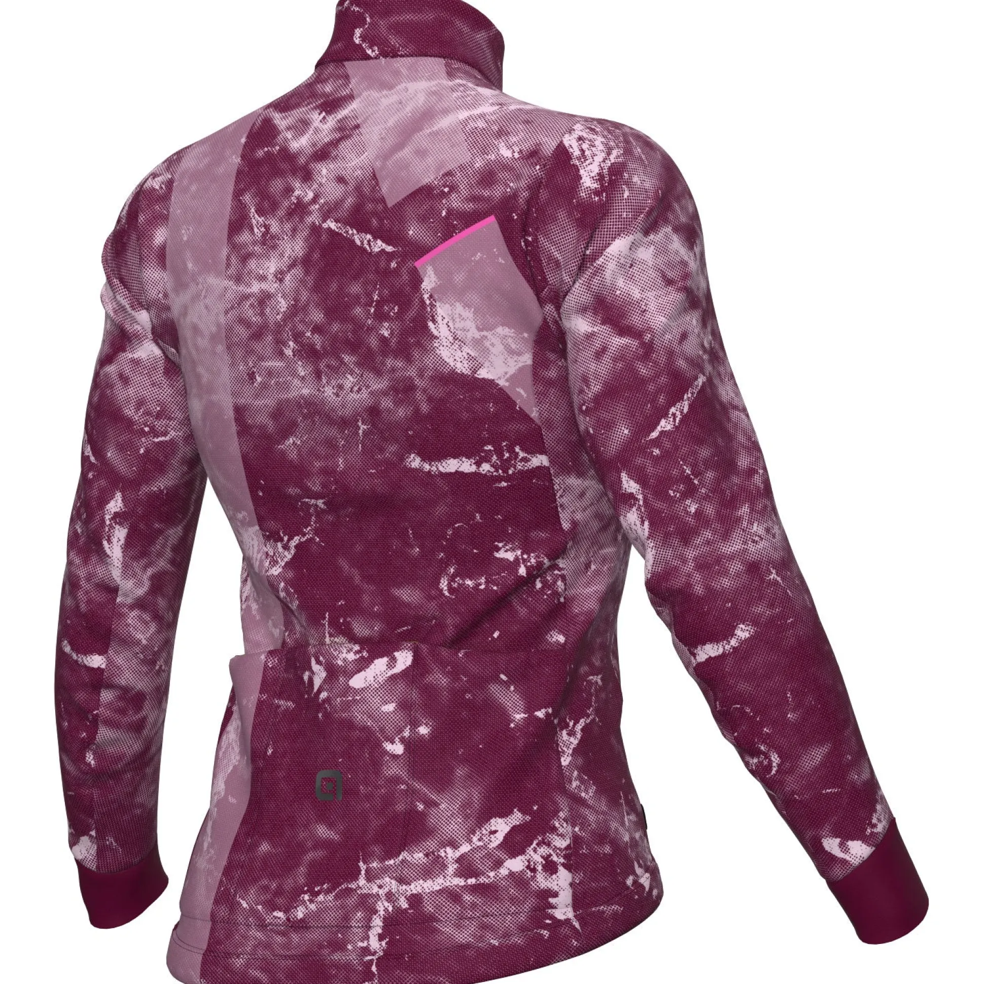Maglia maniche lunghe donna Ale PR-E Icy - Bordeaux