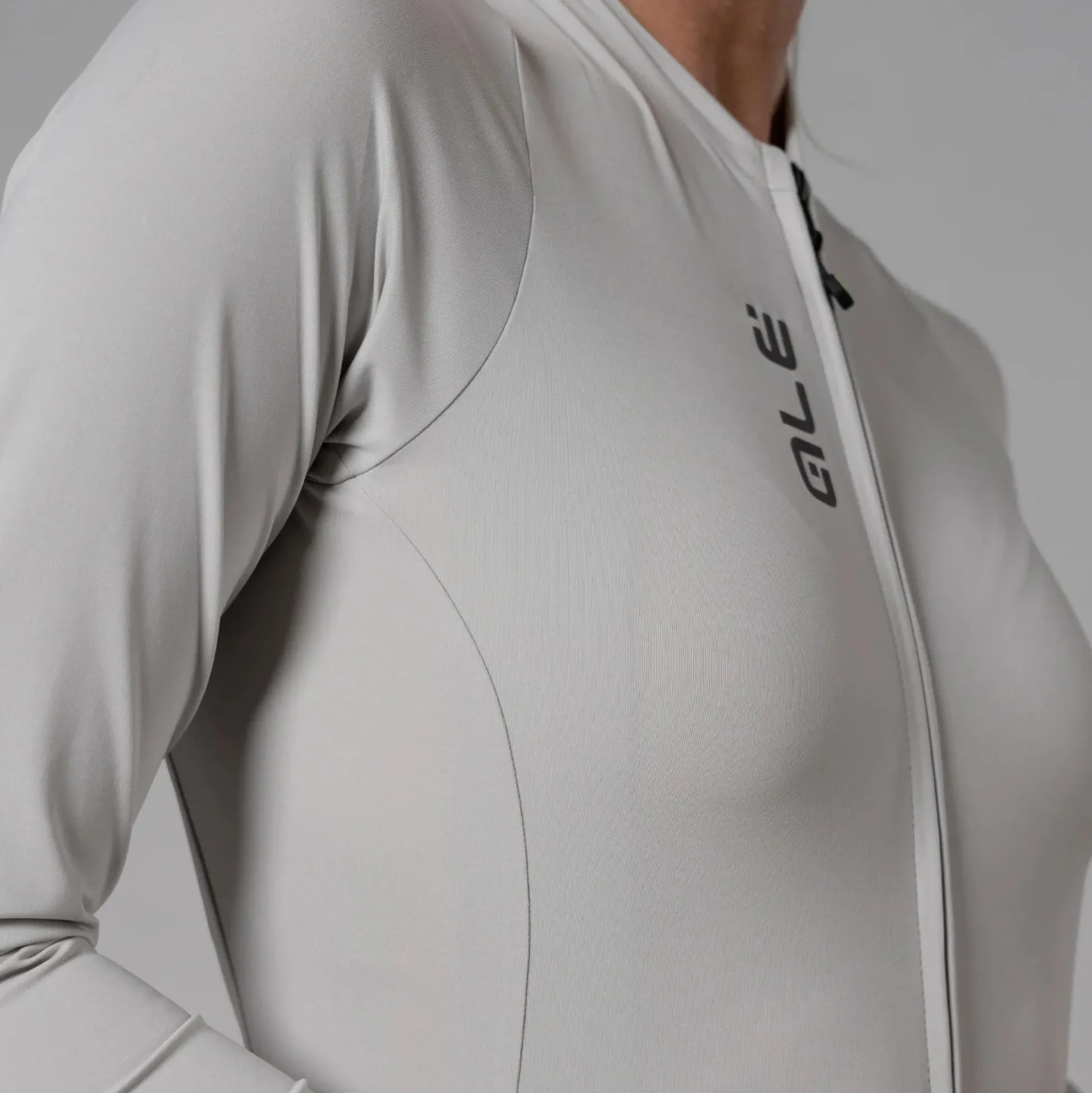 Maglia maniche lunghe donna Ale Pragma Color block - Grigio