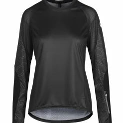 Maglia maniche lunghe donna Assos Trail - Nero