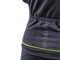 Maglia maniche lunghe donna Ale Solid Fondo - Nero