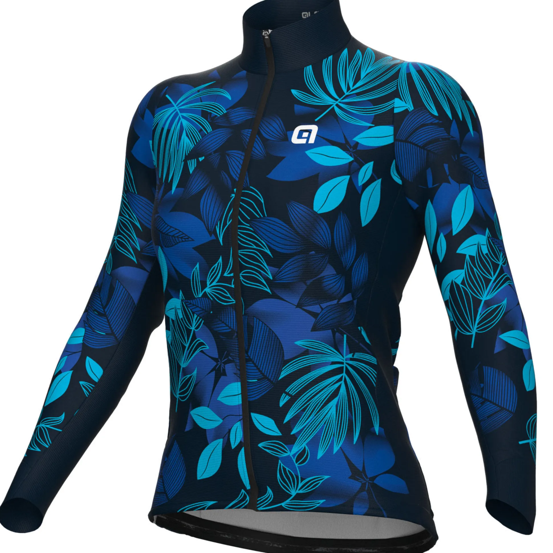Maglia maniche lunghe donna Ale PRR Green Garden - Blu