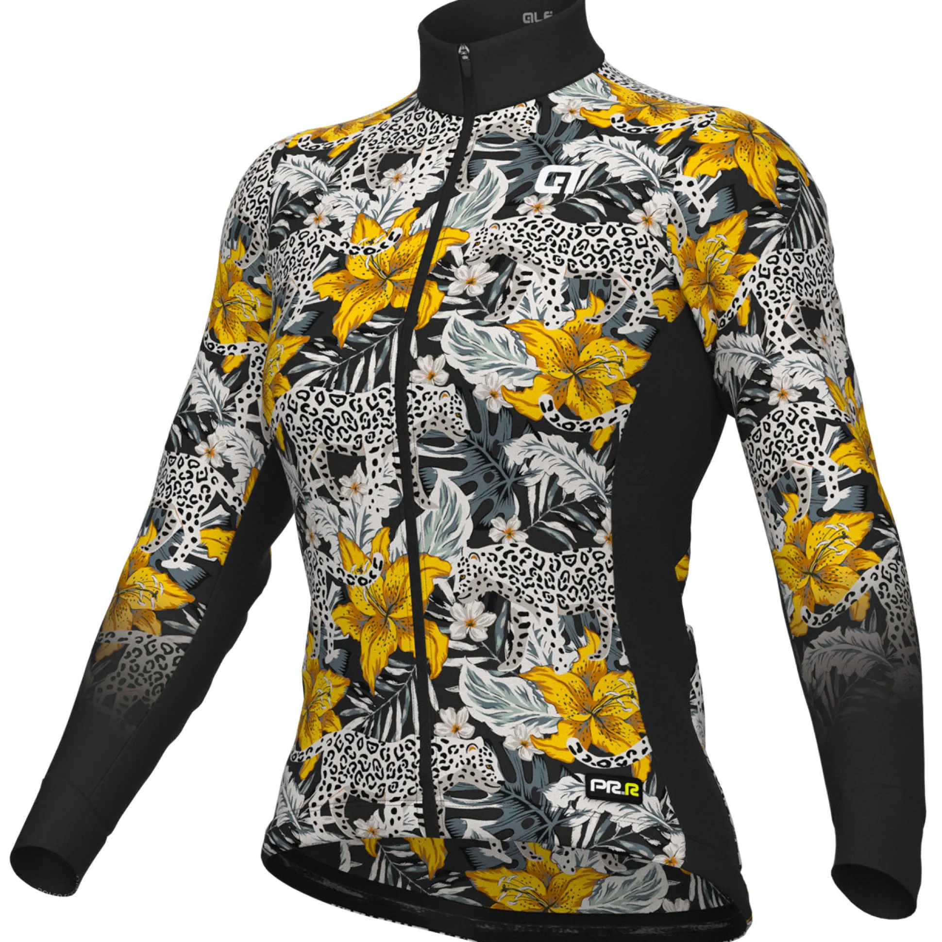Maglia maniche lunghe donna Ale PRR Hibiscus - Giallo