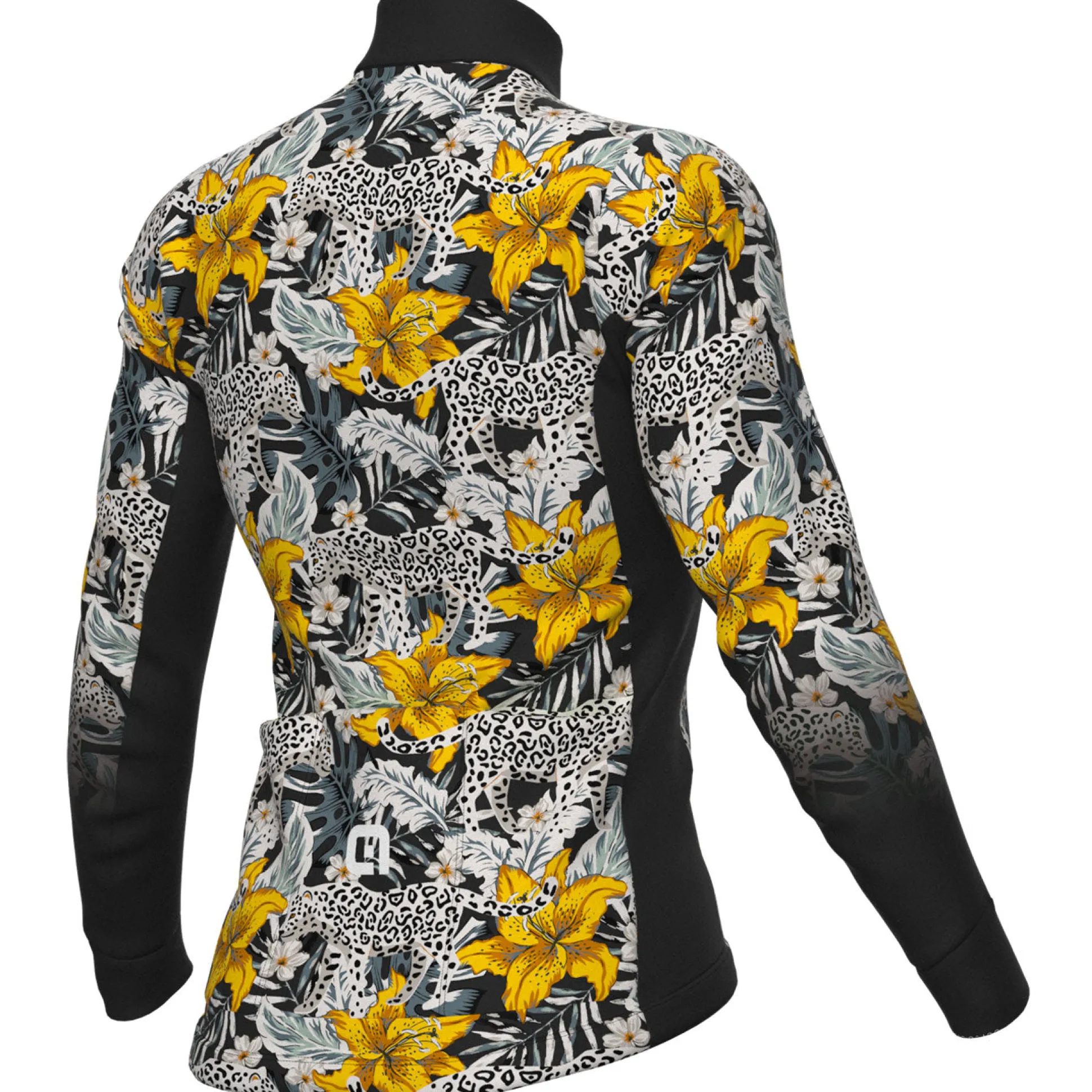 Maglia maniche lunghe donna Ale PRR Hibiscus - Giallo