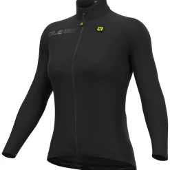 Maglia maniche lunghe donna Ale Solid Fondo 2.0 - Nero