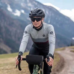 Maglia maniche lunghe donna Ale Off Road Gravel Chaos - Grigio