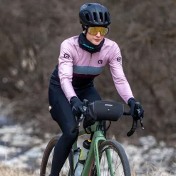 Maglia maniche lunghe donna Ale Off Road Gravel Chaos - Rosa