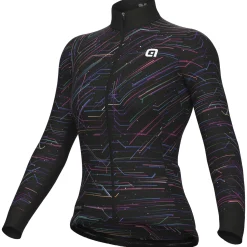 Maglia maniche lunghe donna Ale PR-E Byte - Nero