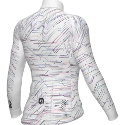 Maglia maniche lunghe donna Ale PR-E Byte - Bianco