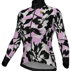 Maglia maniche lunghe donna Ale PR-E Flower - Rosa