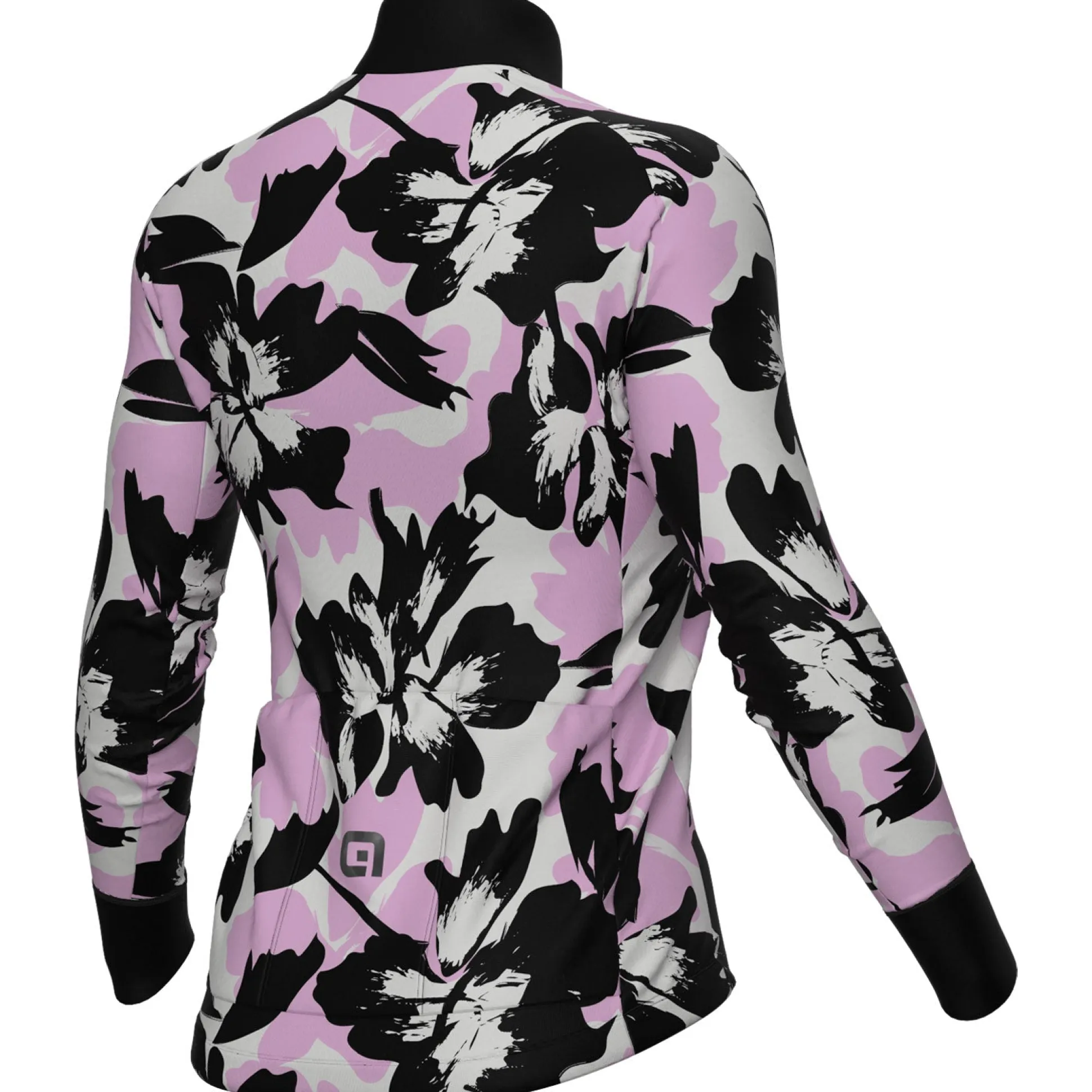 Maglia maniche lunghe donna Ale PR-E Flower - Rosa
