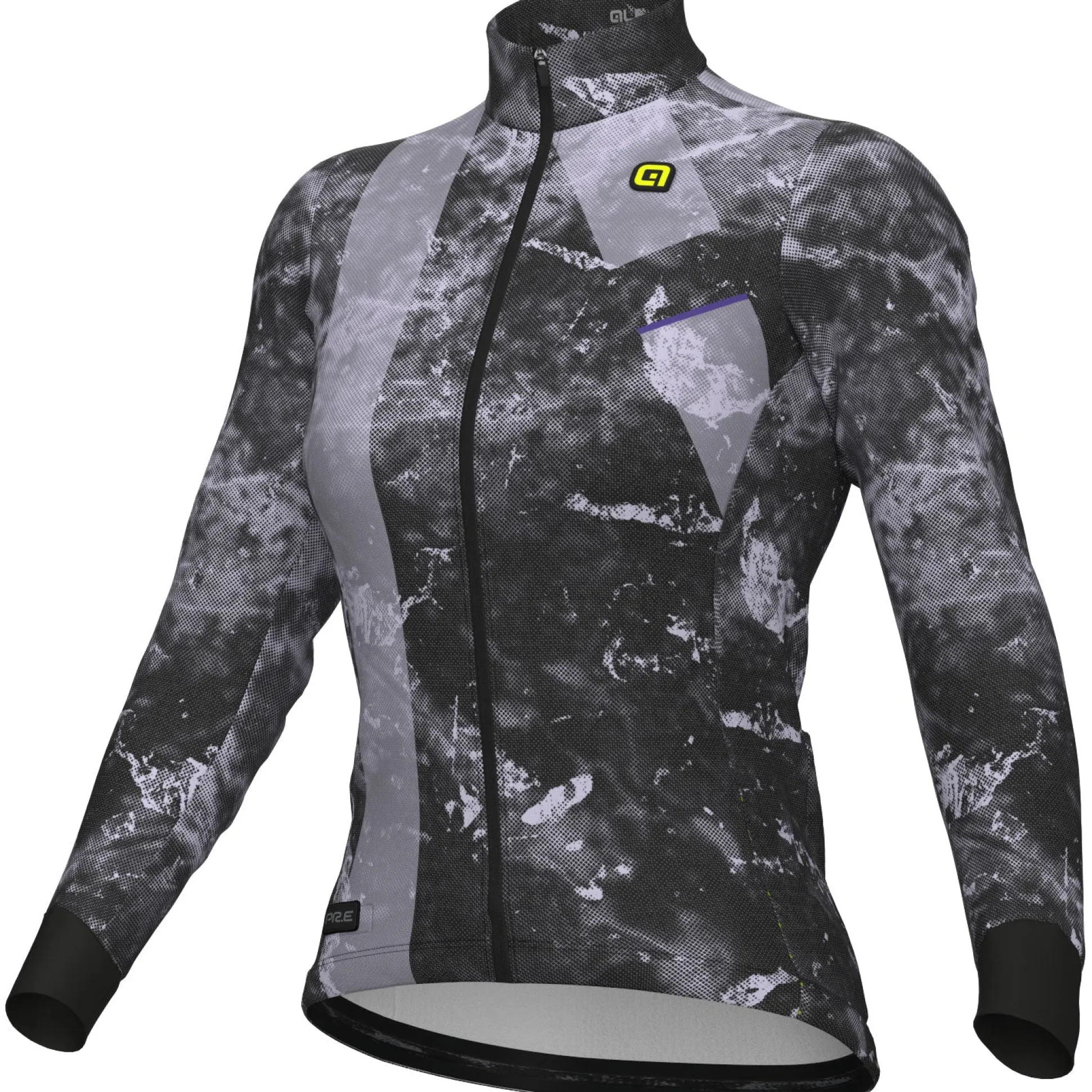 Maglia maniche lunghe donna Ale PR-E Icy - Nero