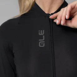 Maglia maniche lunghe donna Ale Pragma Color block - Nero nero