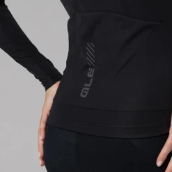 Maglia maniche lunghe donna Ale Pragma Color block - Nero nero