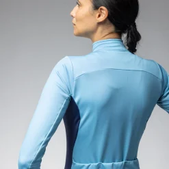Maglia maniche lunghe donna Ale Solid Fondo 2.0 - Azzurro
