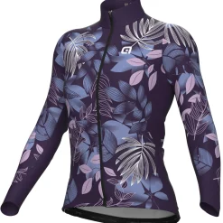 Maglia maniche lunghe donna Ale PR-E Green Garden - Viola