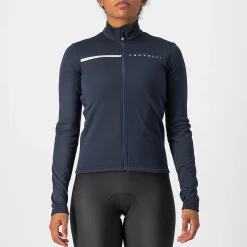 Maglia maniche lunghe donna Castelli Sinergia 2 - Blu grigio