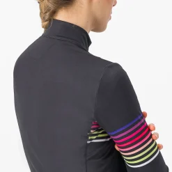 Maglia maniche lunghe donna Castelli Ottanta - Nero