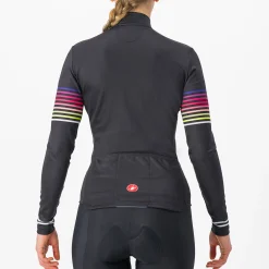 Maglia maniche lunghe donna Castelli Ottanta - Nero