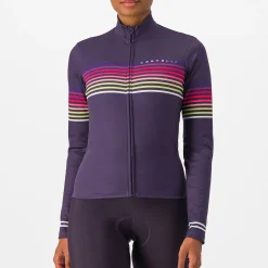 Maglia maniche lunghe donna Castelli Ottanta - Viola