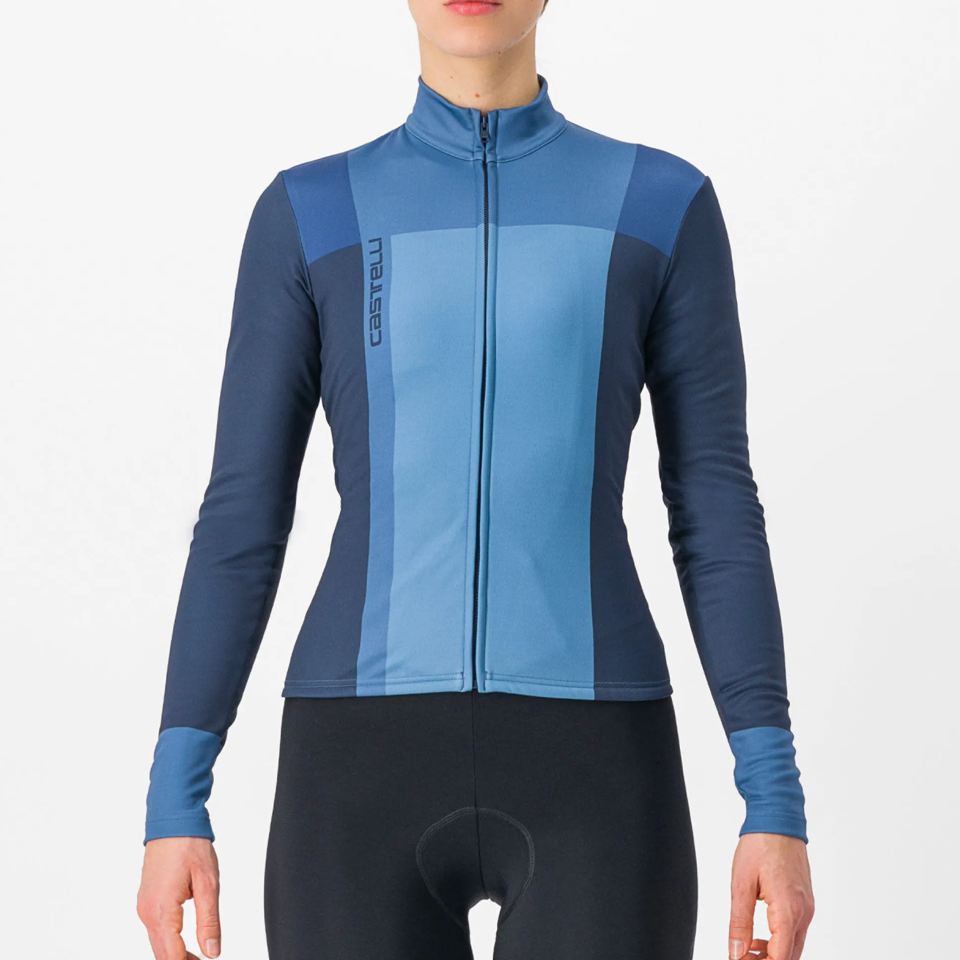 Maglia maniche lunghe donna Castelli Unlimited Thermal - Blu