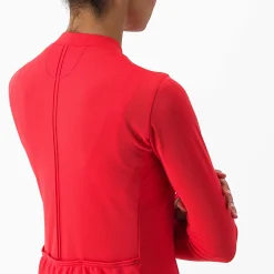 Maglia maniche lunghe donna Castelli Anima 4 - Rosso
