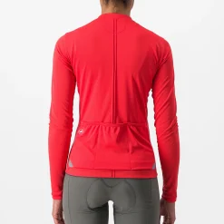 Maglia maniche lunghe donna Castelli Anima 4 - Rosso