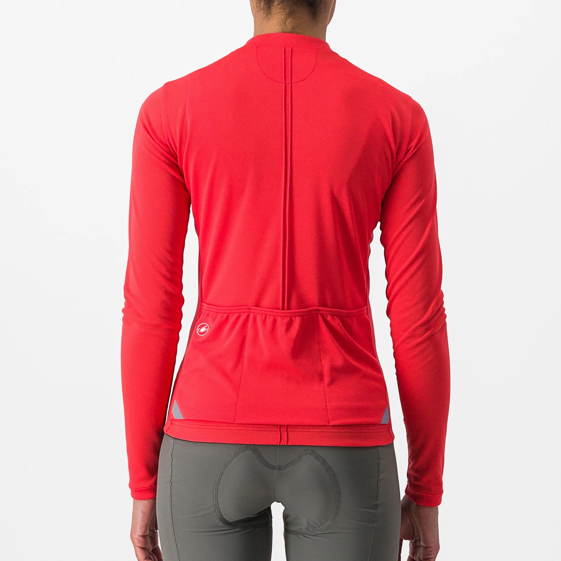 Maglia maniche lunghe donna Castelli Anima 4 - Rosso