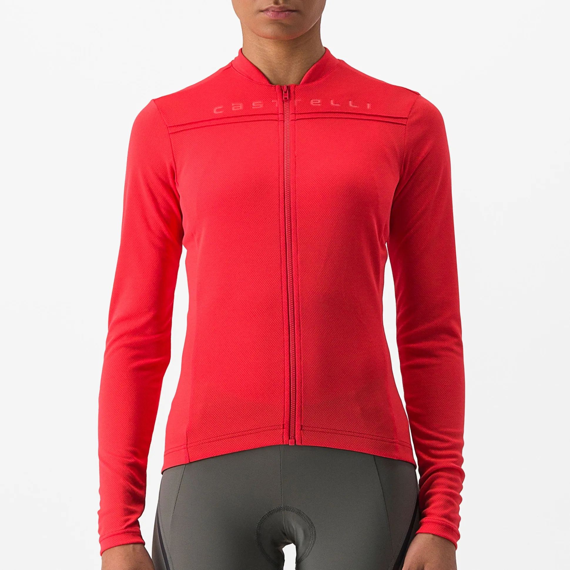 Maglia maniche lunghe donna Castelli Anima 4 - Rosso