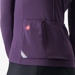 Maglia maniche lunghe donna Castelli Anima 4 - Viola scuro