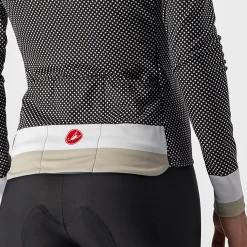 Maglia maniche lunghe donna Castelli Volare - Nero