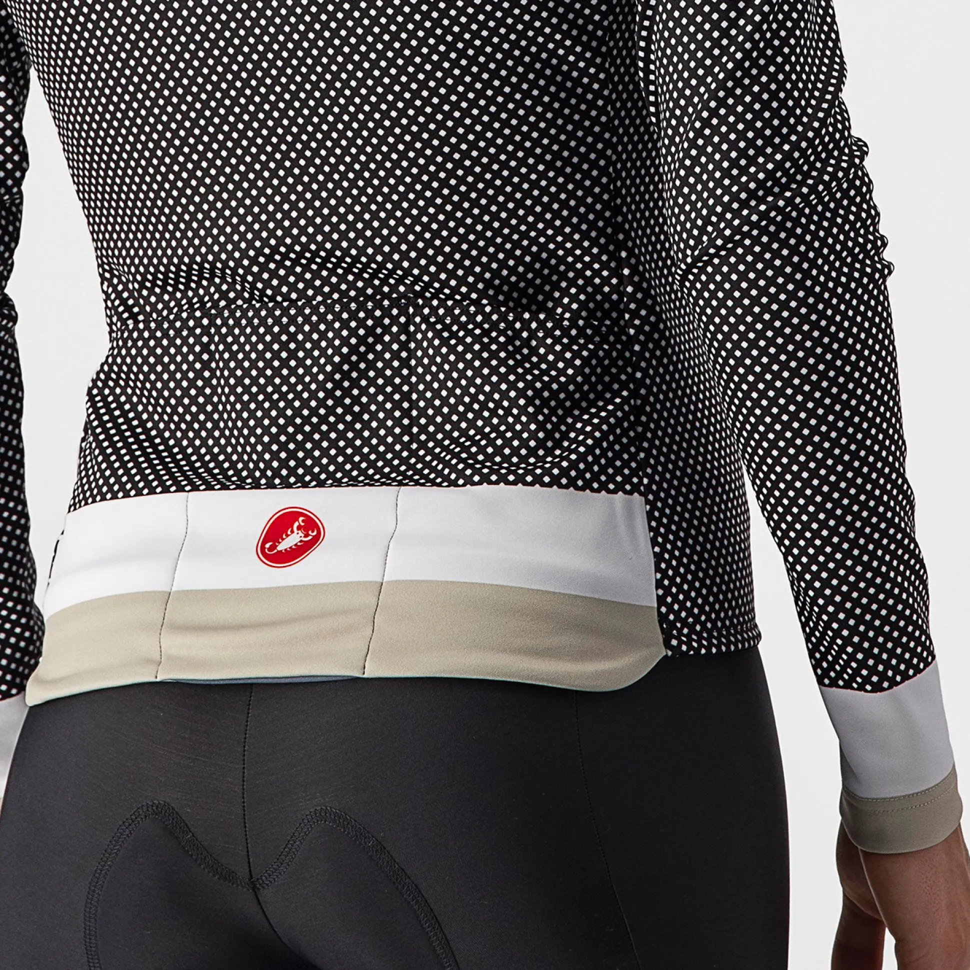 Maglia maniche lunghe donna Castelli Volare - Nero