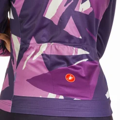 Maglia maniche lunghe donna Castelli Tropicale - Viola