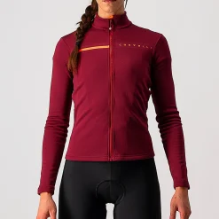 Maglia maniche lunghe donna Castelli Sinergia 2 - Bordeaux