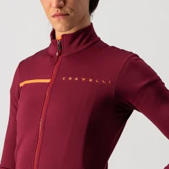 Maglia maniche lunghe donna Castelli Sinergia 2 - Bordeaux