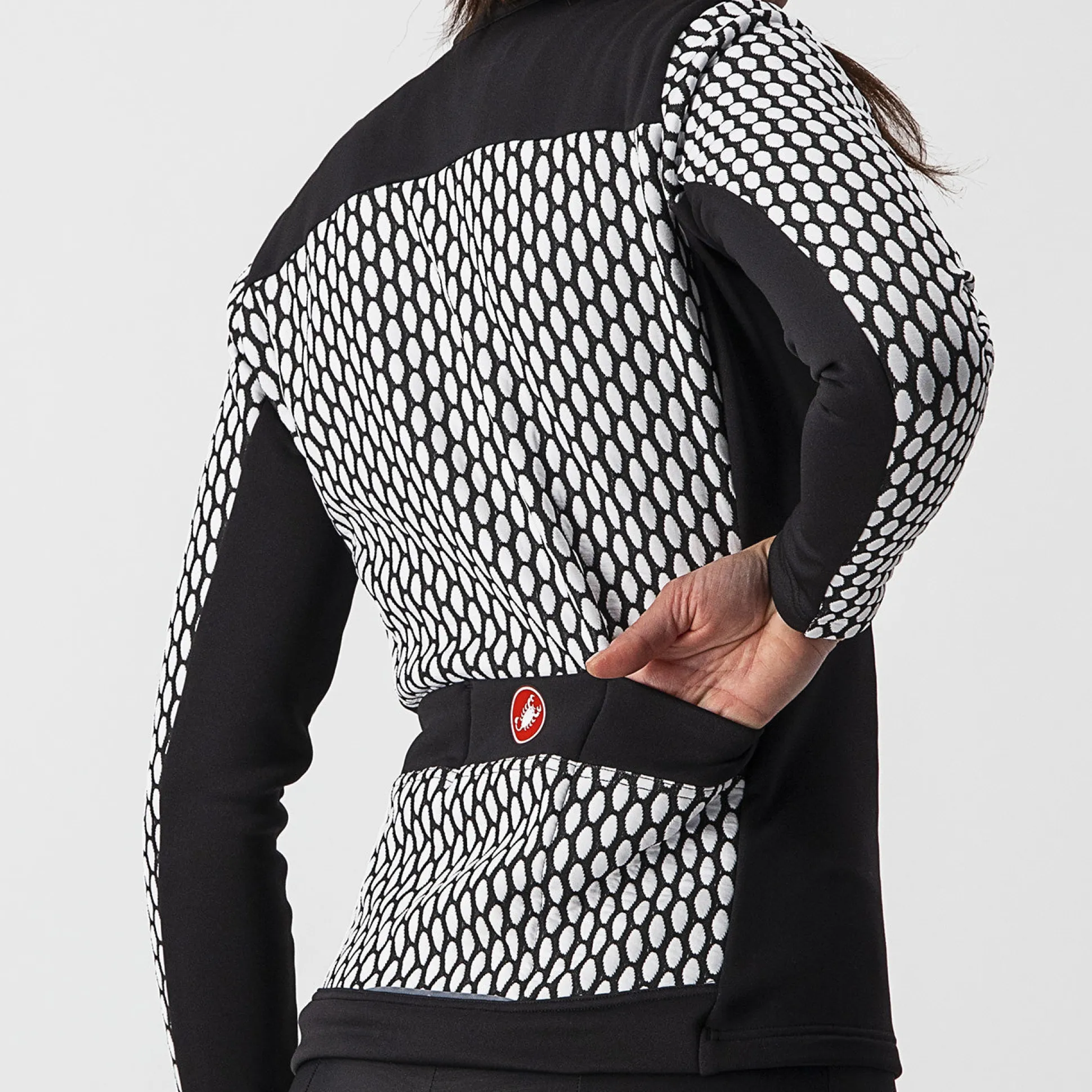 Maglia maniche lunghe donna Castelli Sfida 2 - Bianco