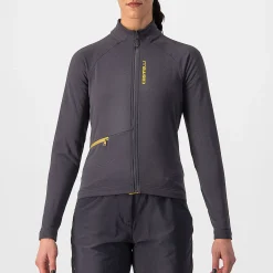 Maglia maniche lunghe donna Castelli Unlimited Trail - Grigio