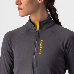 Maglia maniche lunghe donna Castelli Unlimited Trail - Grigio