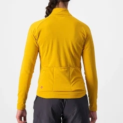 Maglia maniche lunghe donna Castelli Unlimited Trail - Giallo