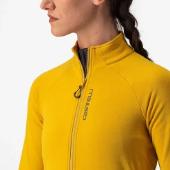Maglia maniche lunghe donna Castelli Unlimited Trail - Giallo