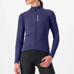 Maglia maniche lunghe donna Castelli Unlimited Trail - Blu